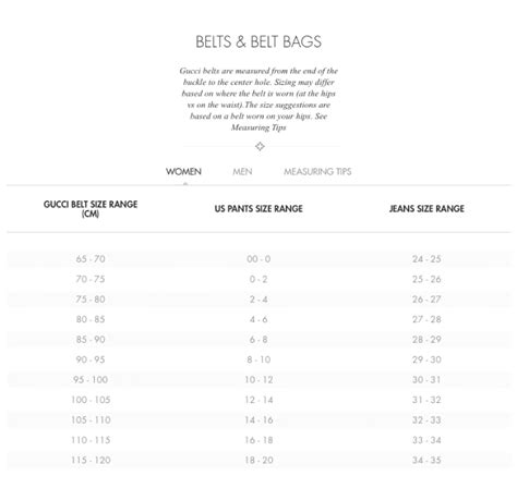 gucci belt sizing men.